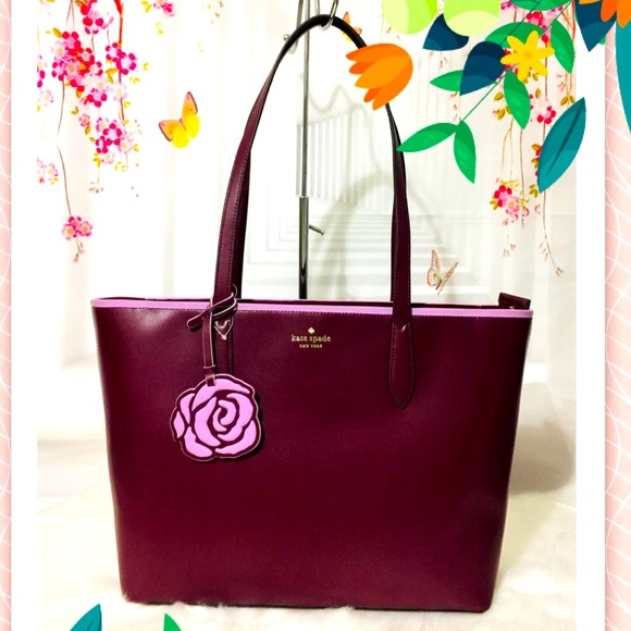 kate spade Handbags - Kate Spade Patti Cherrywood Tote Bag